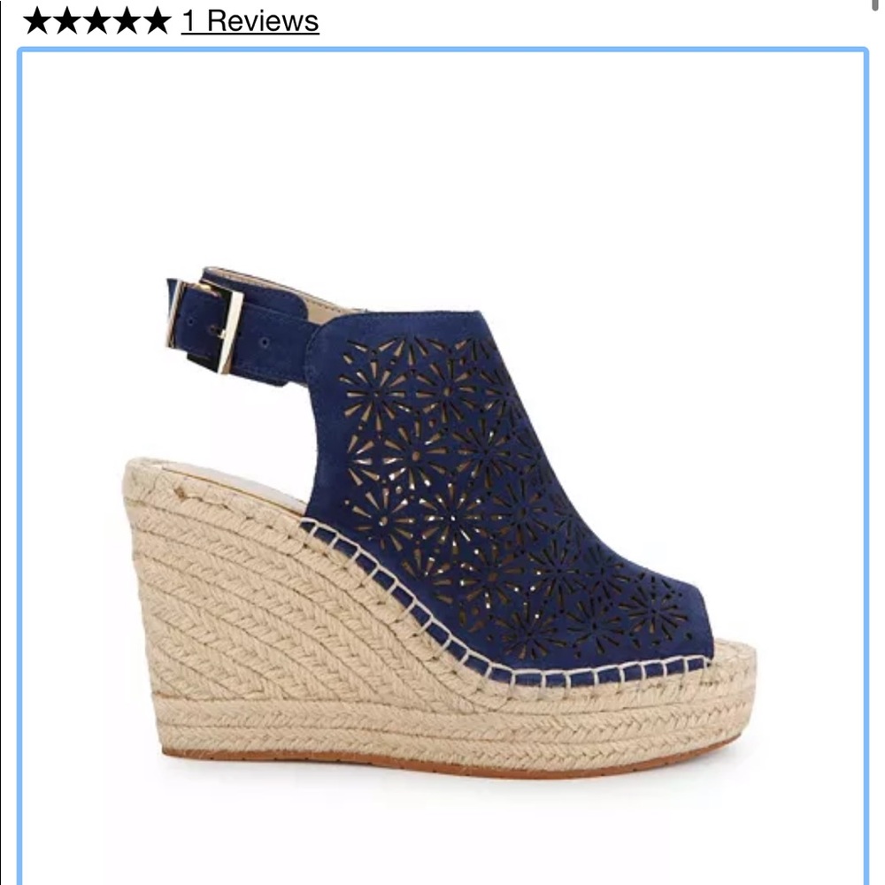 NWOT Kenneth Cole Olivia Wedge Sandals espadrille